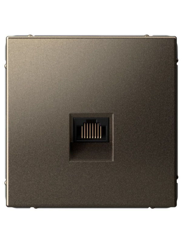 Розетка Systeme Electric ArtGallery GAL000686 мокко