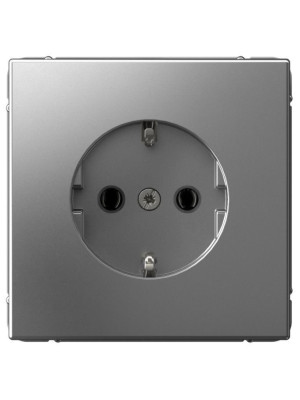 Розетка Systeme Electric ArtGallery GAL000943 сталь