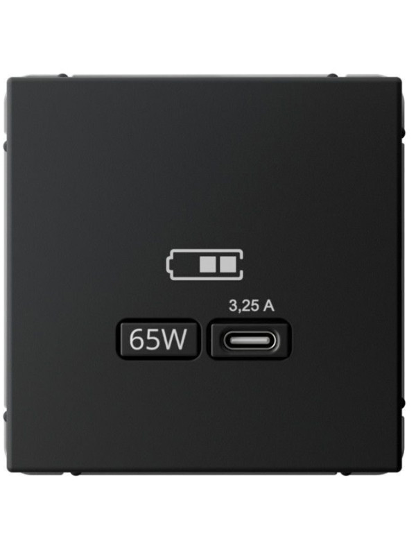 Розетка Systeme Electric ArtGallery GAL001027 карбон