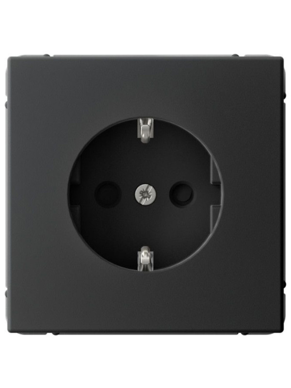 Розетка Systeme Electric ArtGallery GAL001045 карбон