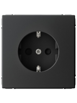 Розетка Systeme Electric ArtGallery GAL001045S карбон