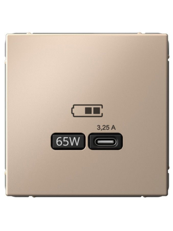 Розетка Systeme Electric ArtGallery GAL001227 песочный