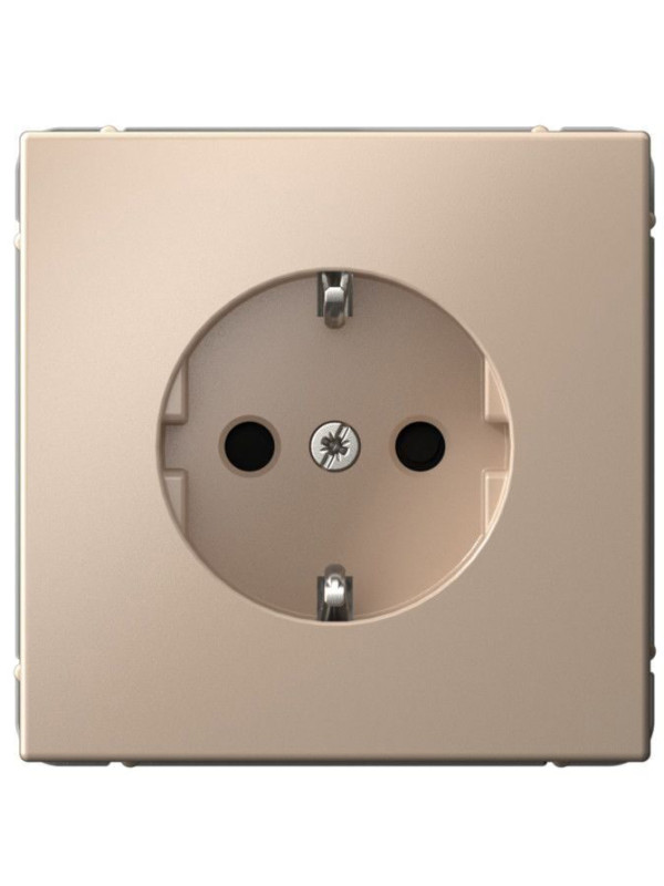 Розетка Systeme Electric ArtGallery GAL001245S песочный