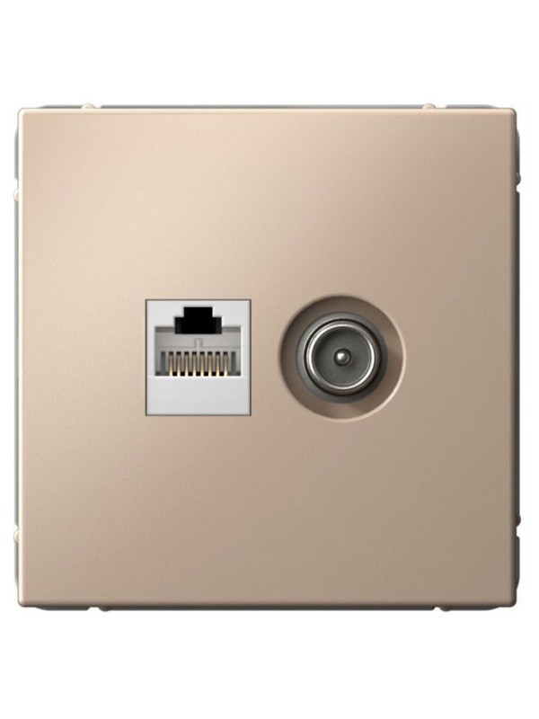 Розетка Systeme Electric ArtGallery GAL001289 песочный