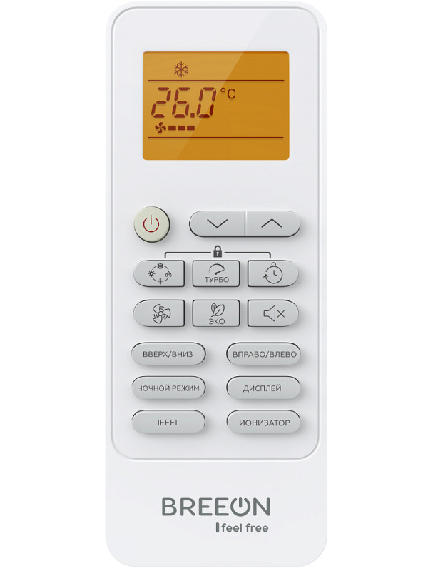 Сплит-система Breeon BRC-18TPO пульт