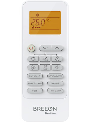Сплит-система Breeon BRC-24TPI пульт