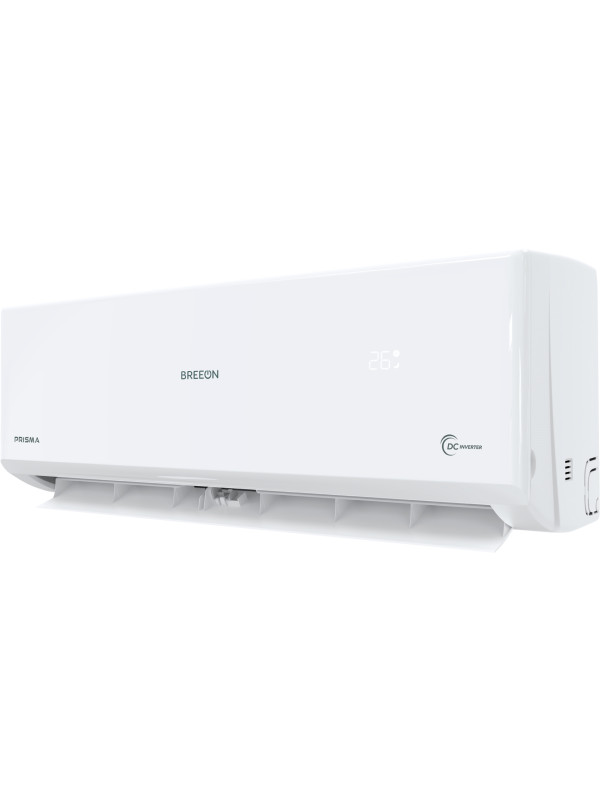 Сплит-система Breeon BRC-18TPI сбоку справа с жалюзи