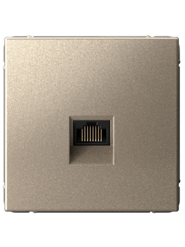 Розетка Systeme Electric ArtGallery GAL000583 шампань