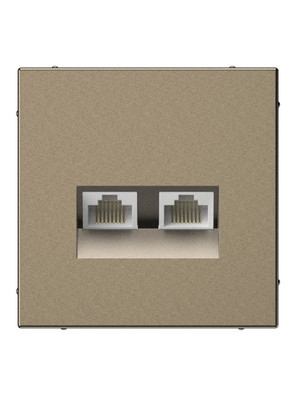 Розетка Systeme Electric ArtGallery GAL000685 мокко