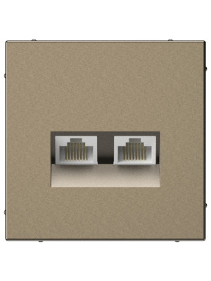 Розетка Systeme Electric ArtGallery GAL000685 мокко