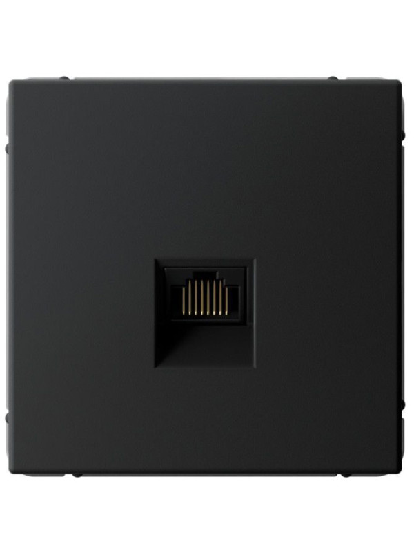 Розетка Systeme Electric ArtGallery GAL001083 карбон