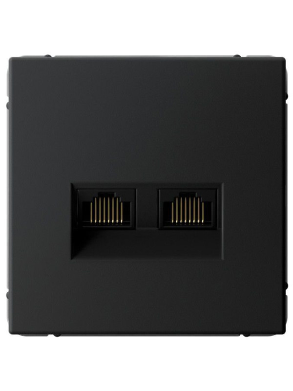 Розетка Systeme Electric ArtGallery GAL001085 карбон