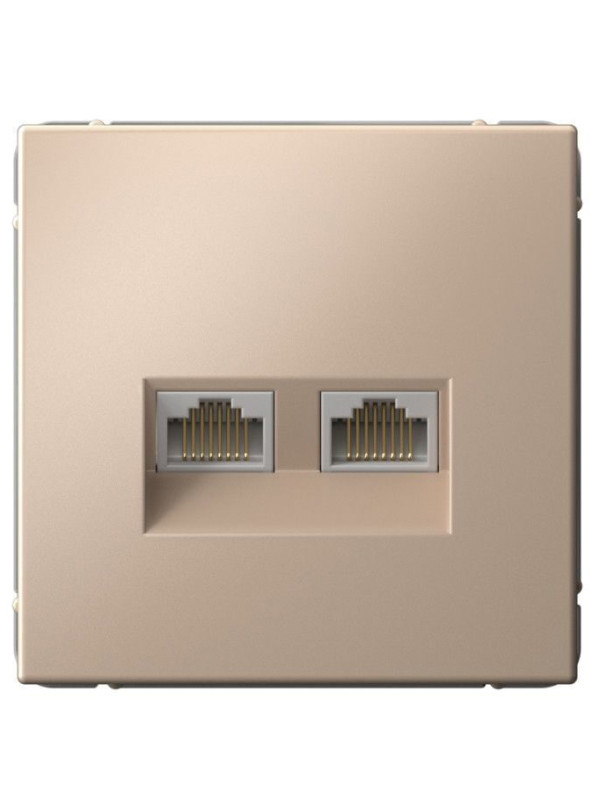 Розетка Systeme Electric ArtGallery GAL001285 песочный