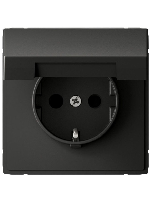 Розетка Systeme Electric ArtGallery GAL001446S базальт