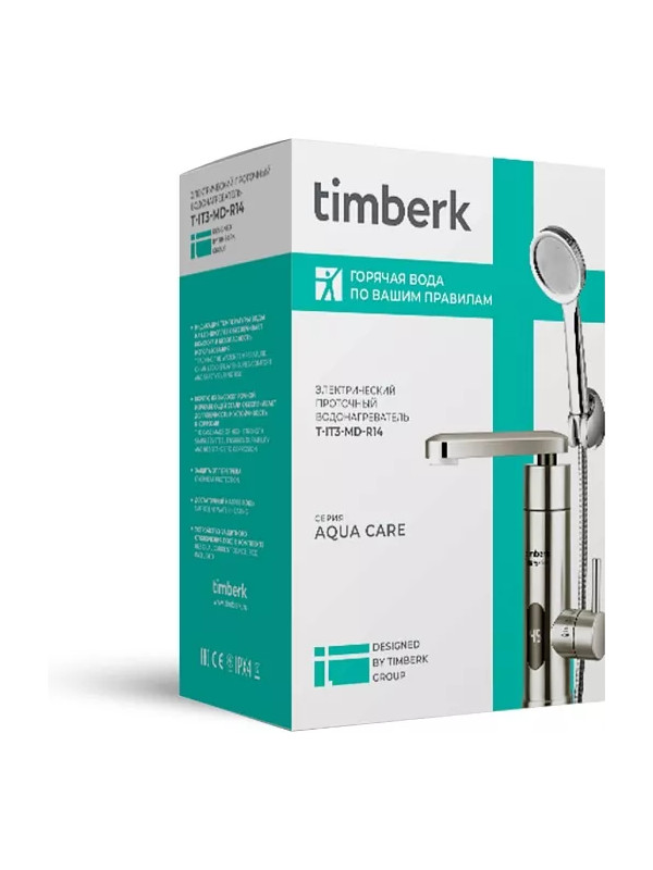 Проточный водонагреватель Timberk T-IT3-MD-R14 упаковка