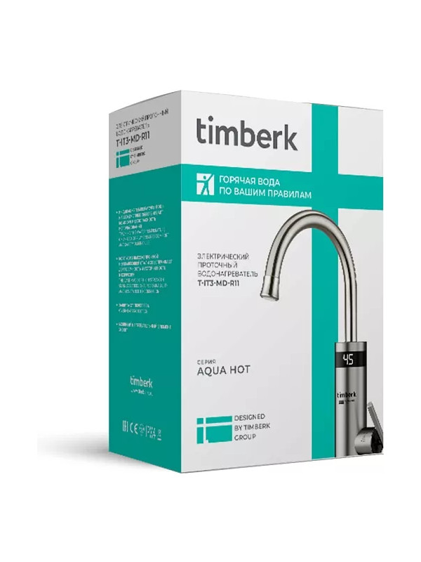 Проточный водонагреватель Timberk T-IT3-MD-R11 в упаковке