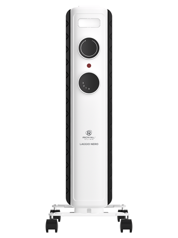 Масляный радиатор Royal Clima Laggio Nero ROR-LN9-2000M спереди