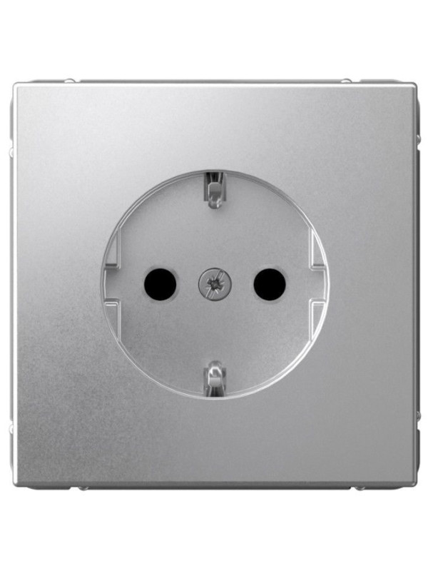 Розетка Systeme Electric ArtGallery GAL000345 алюминий