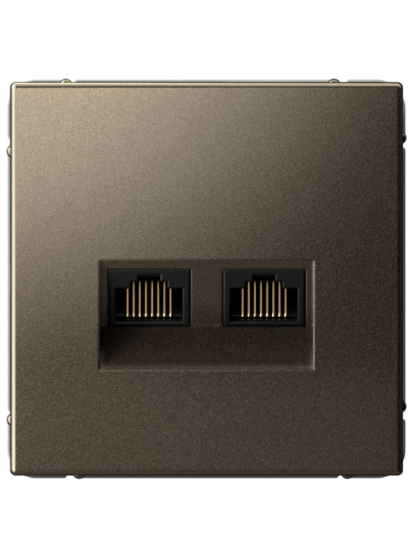 Розетка Systeme Electric ArtGallery GAL000688 мокко