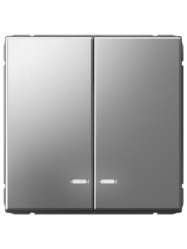 Выключатель Systeme Electric ArtGallery GAL000953 сталь