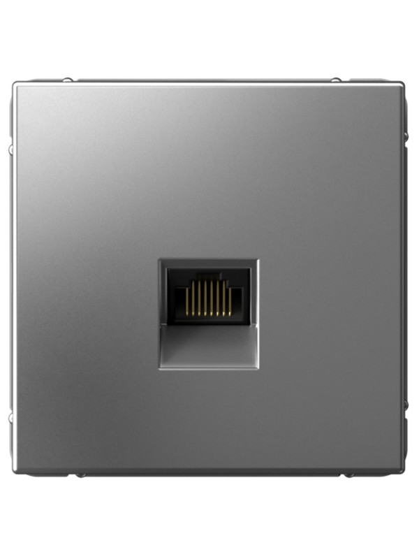 Розетка Systeme Electric ArtGallery GAL000986 сталь