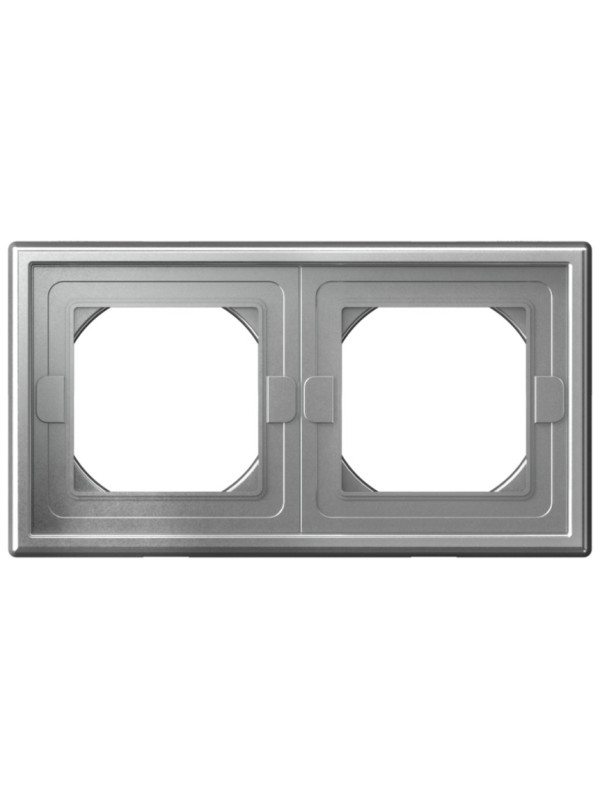 Рамка Systeme Electric ArtGallery GAL440302 алюминий