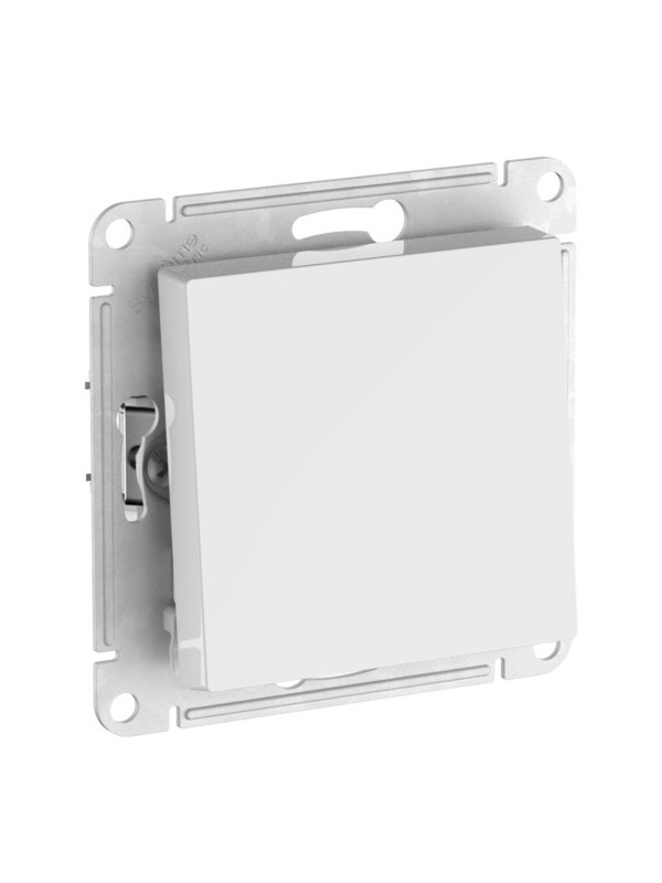 Выключатель Systeme Electric AtlasDesign ATN000171S белый сбоку