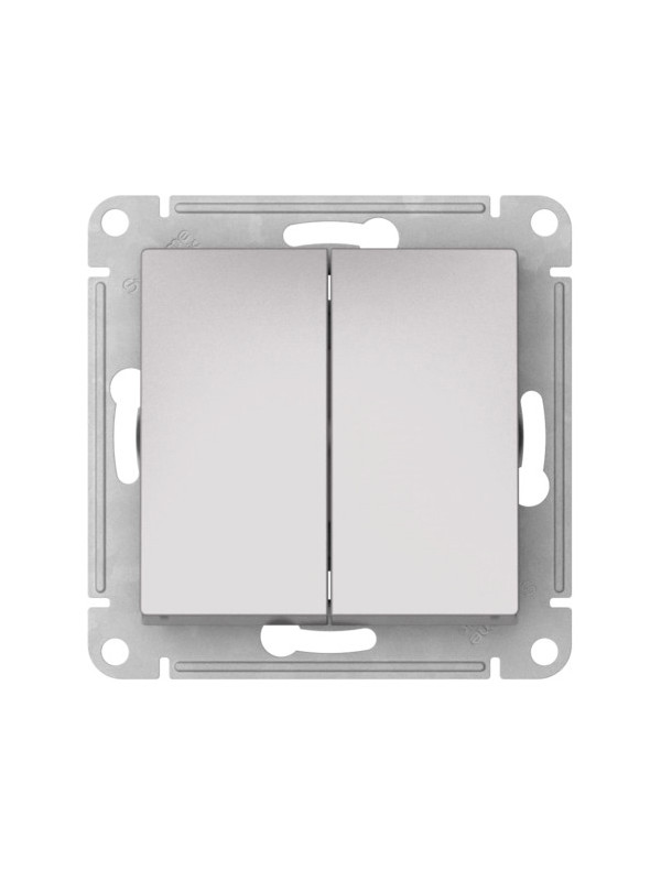 Выключатель Systeme Electric AtlasDesign ATN000351S алюминий