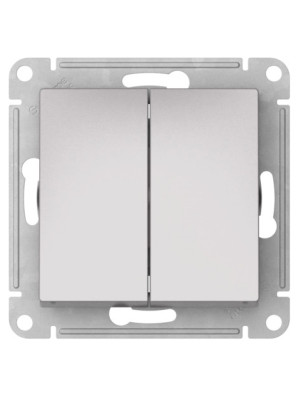 Выключатель Systeme Electric AtlasDesign ATN000351S алюминий