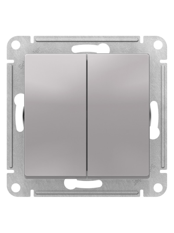 Выключатель Systeme Electric AtlasDesign ATN000373 алюминий