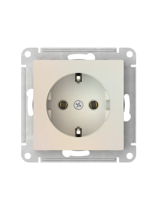 Розетка Systeme Electric AtlasDesign ATN000443S жемчуг