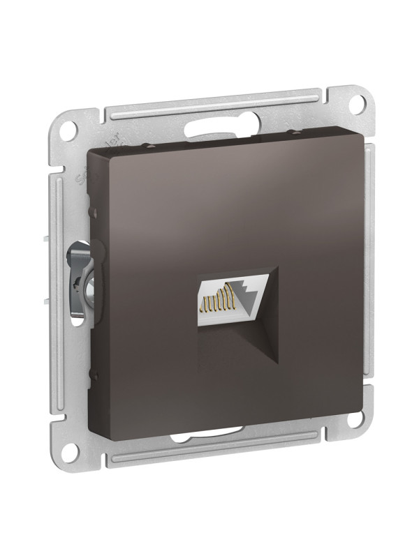 Розетка Systeme Electric AtlasDesign ATN000686 мокко