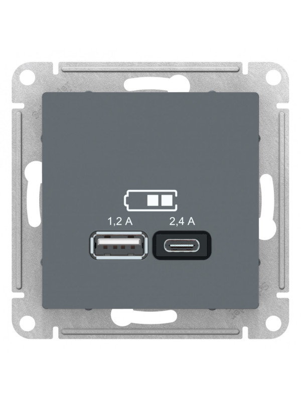 Розетка Systeme Electric AtlasDesign ATN000739 грифель