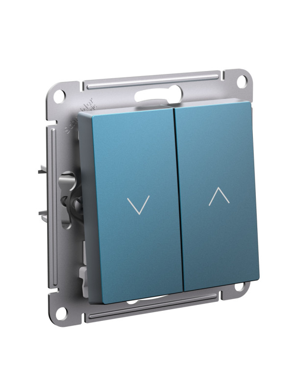 Выключатель Systeme Electric AtlasDesign ATN000819 изумруд сбоку