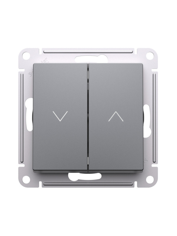 Выключатель Systeme Electric AtlasDesign ATN000919 сталь