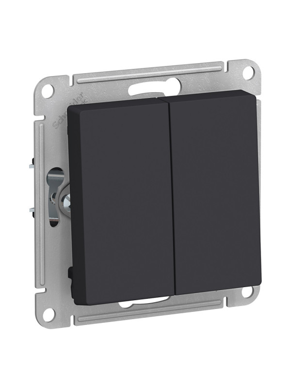 Выключатель Systeme Electric AtlasDesign ATN001017 карбон сбоку