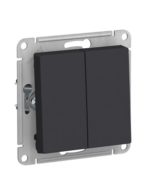 Выключатель Systeme Electric AtlasDesign ATN001017 карбон сбоку