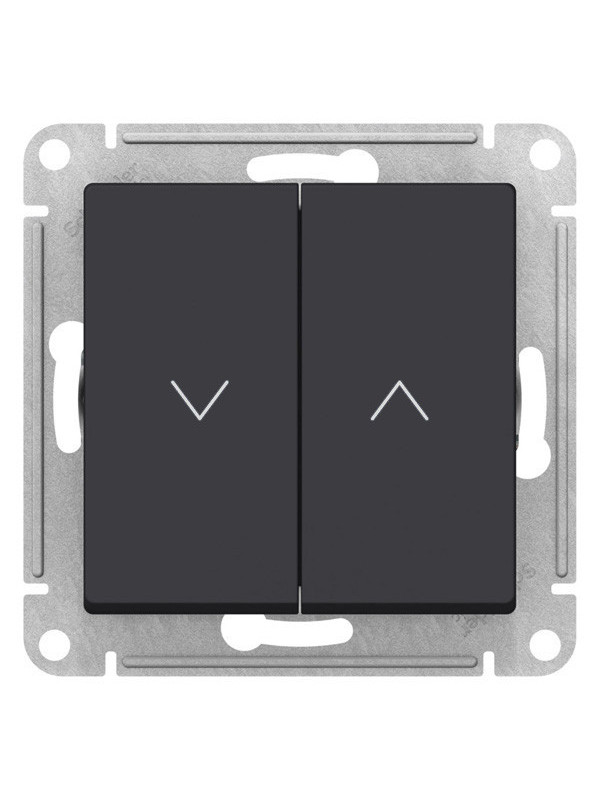 Выключатель Systeme Electric AtlasDesign ATN001019 карбон