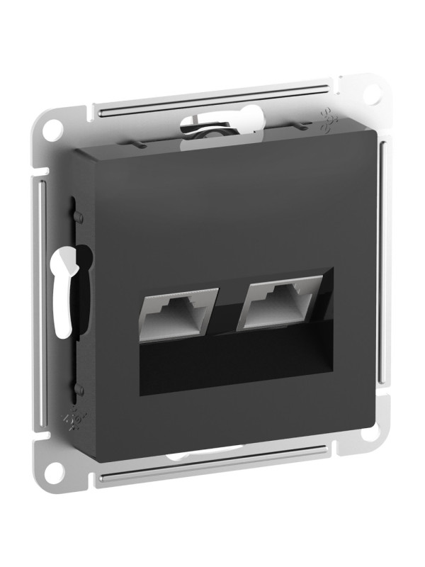 Розетка Systeme Electric AtlasDesign ATN001088 карбон