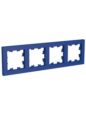 Рамка Systeme Electric AtlasDesign ATN001104 аквамарин сбоку