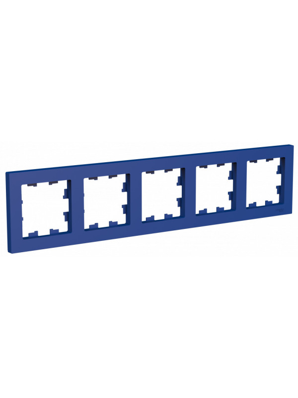 Рамка Systeme Electric AtlasDesign ATN001105 аквамарин сбоку