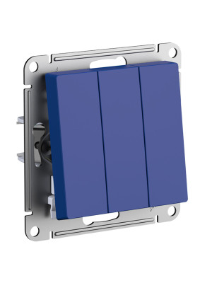 Выключатель Systeme Electric AtlasDesign ATN001131 аквамарин сбоку