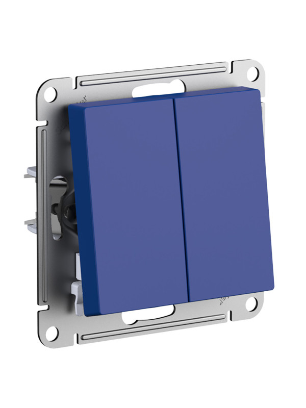 Выключатель Systeme Electric AtlasDesign ATN001151 аквамарин сбоку