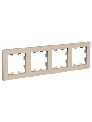Рамка Systeme Electric AtlasDesign ATN001204 песочный