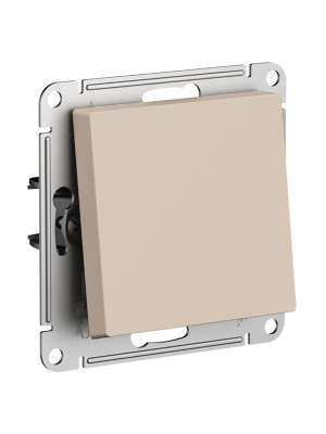 Выключатель Systeme Electric AtlasDesign ATN001211 песочный сбоку