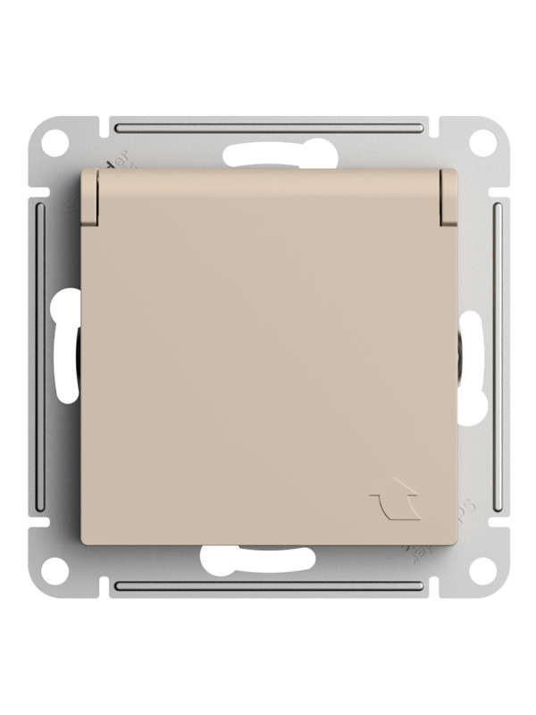 Розетка Systeme Electric AtlasDesign ATN001246 песочный