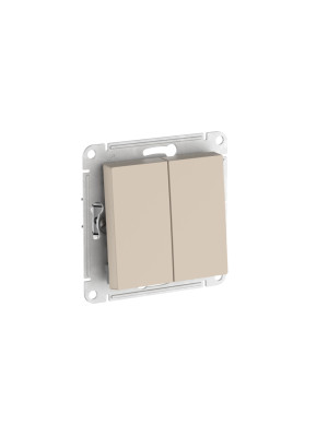 Выключатель Systeme Electric AtlasDesign ATN001251S песочный сбоку