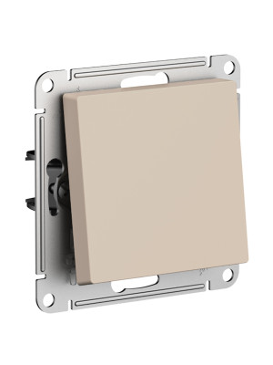Выключатель Systeme Electric AtlasDesign ATN001271 песочный сбоку