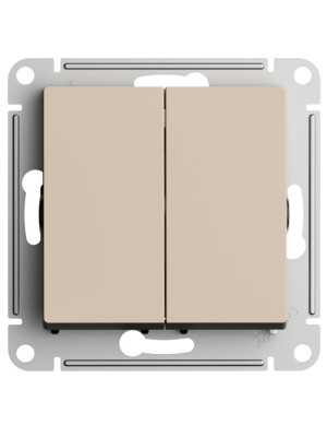 Выключатель Systeme Electric AtlasDesign ATN001273 песочный