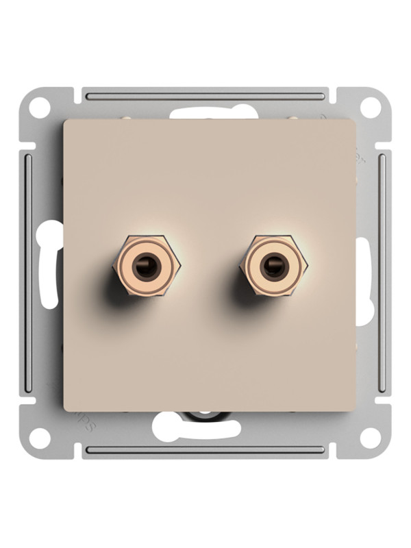 Розетка Systeme Electric AtlasDesign ATN001287 песочный